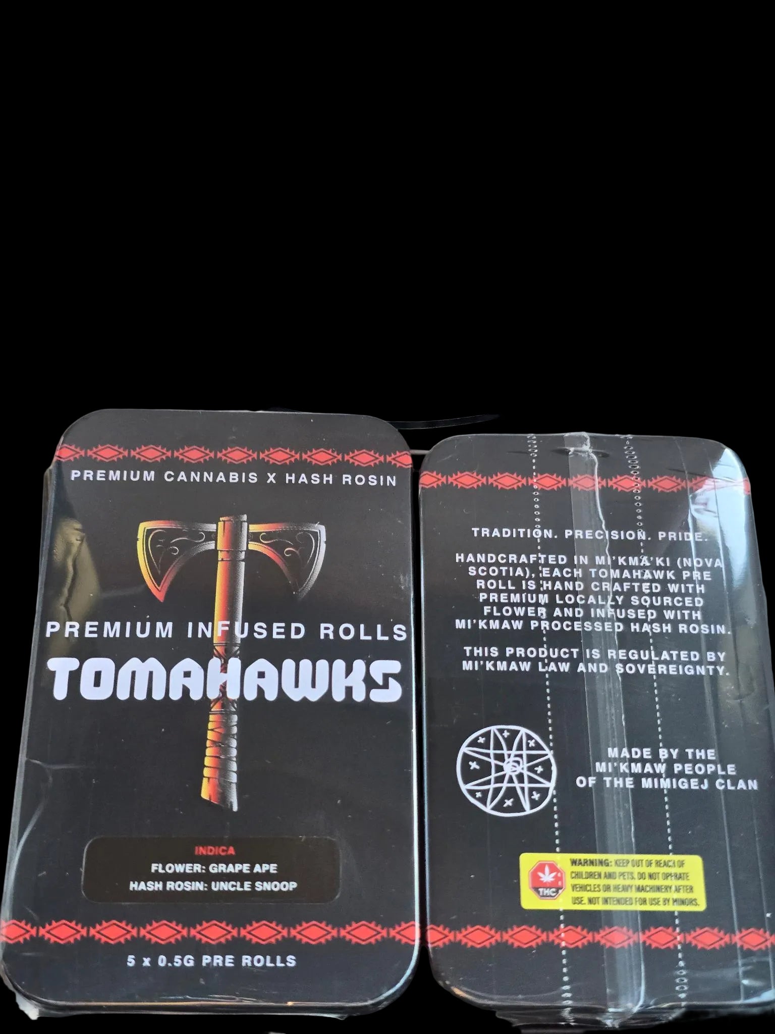 Tomahawk 2.5g Hash Rosin Infused Joints