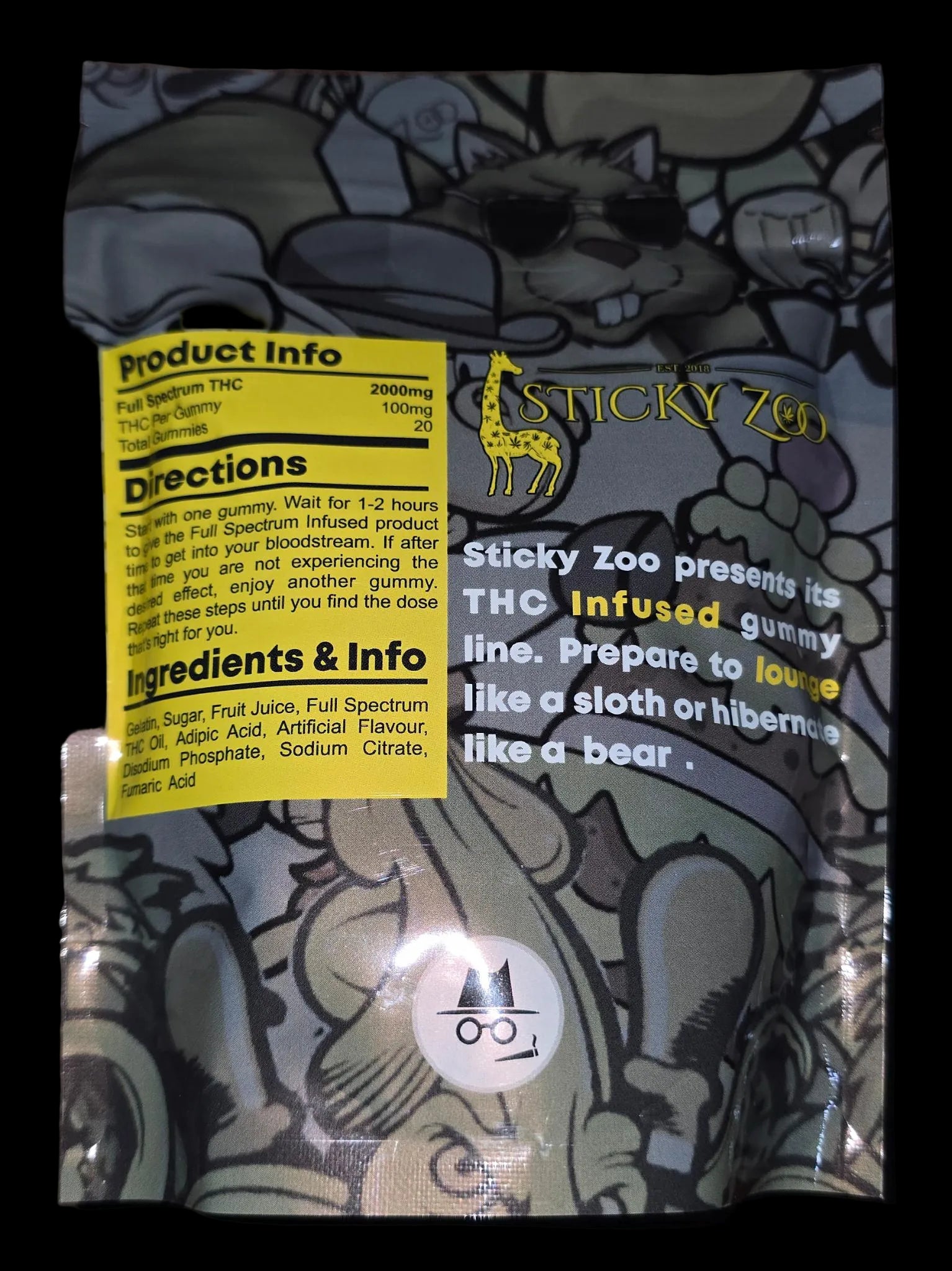 Sticky Chews Cherry Slices 2000mg