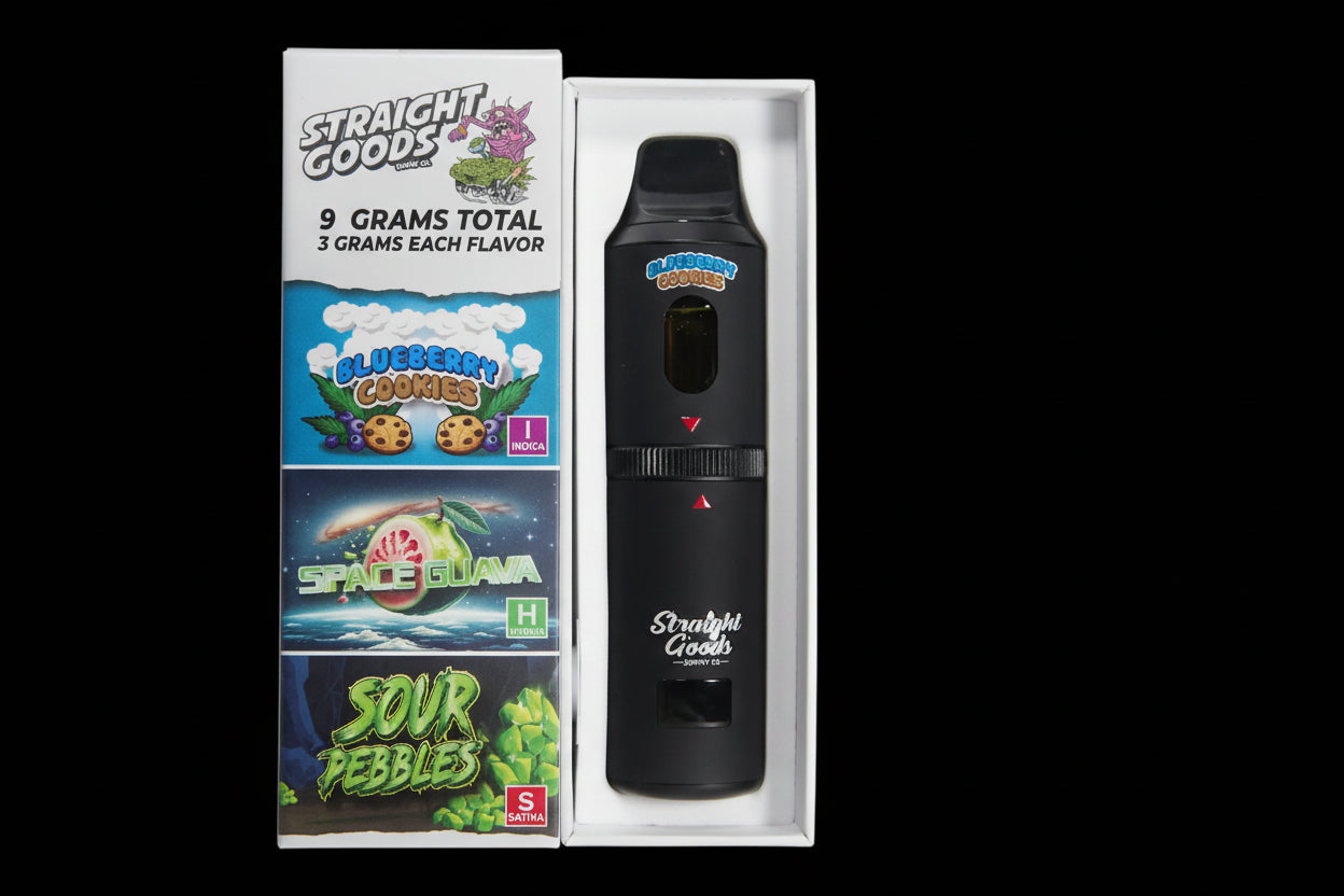 Straight Goods 9g 3 Strain Vape