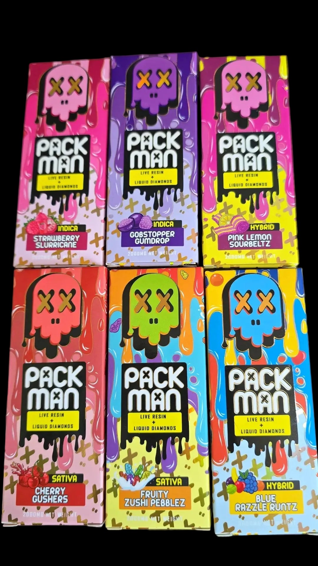 PackMan 2g Live Resin Diamond Cali Vapes
