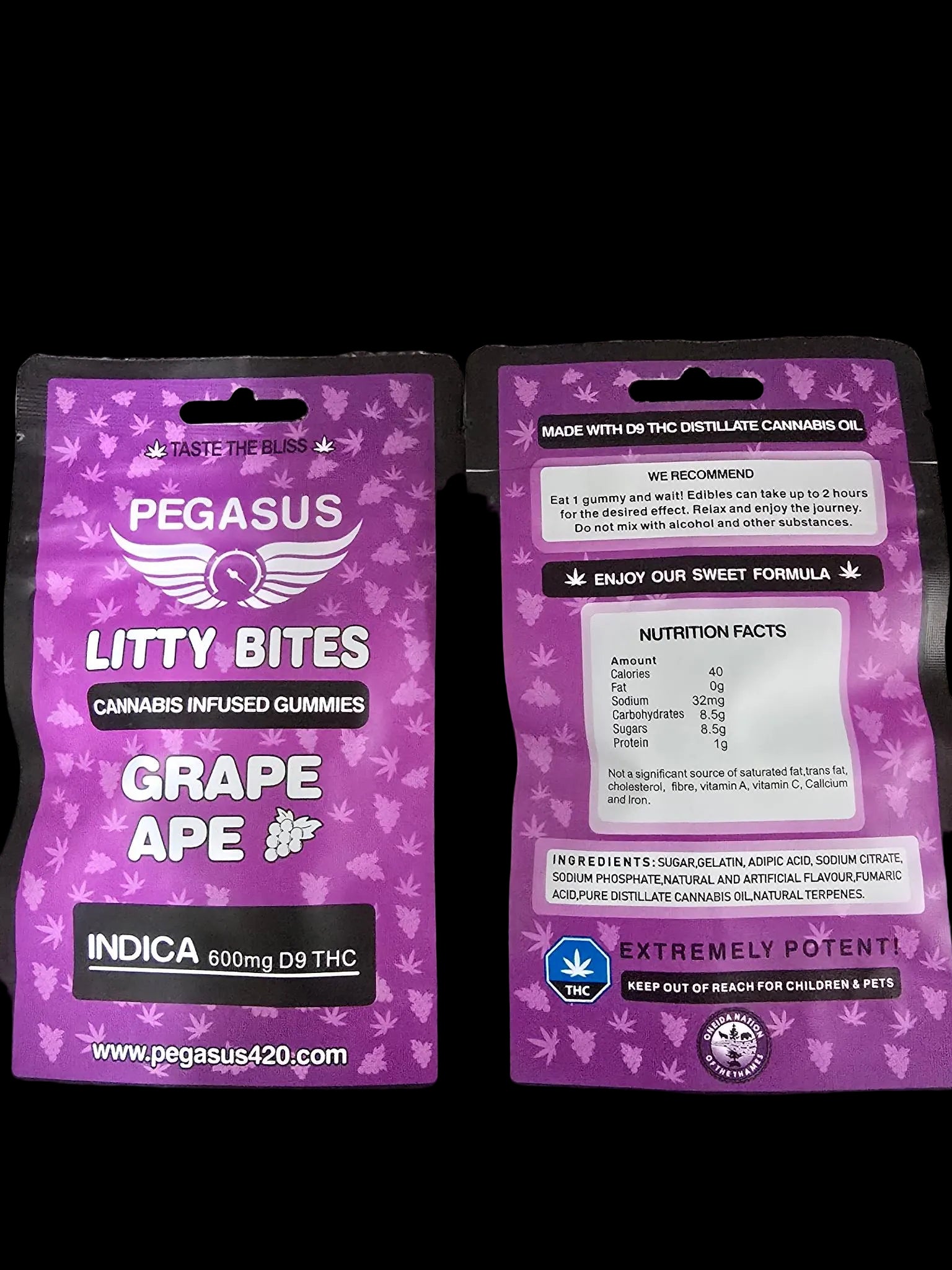 Litty Bites 600mg Indica/Sativa