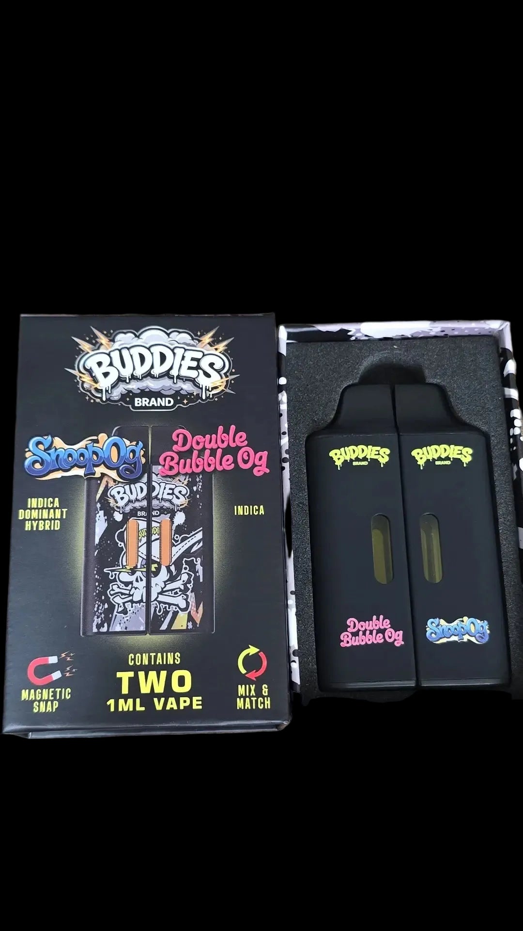 Buddies 2x 1g Magnetic Vapes