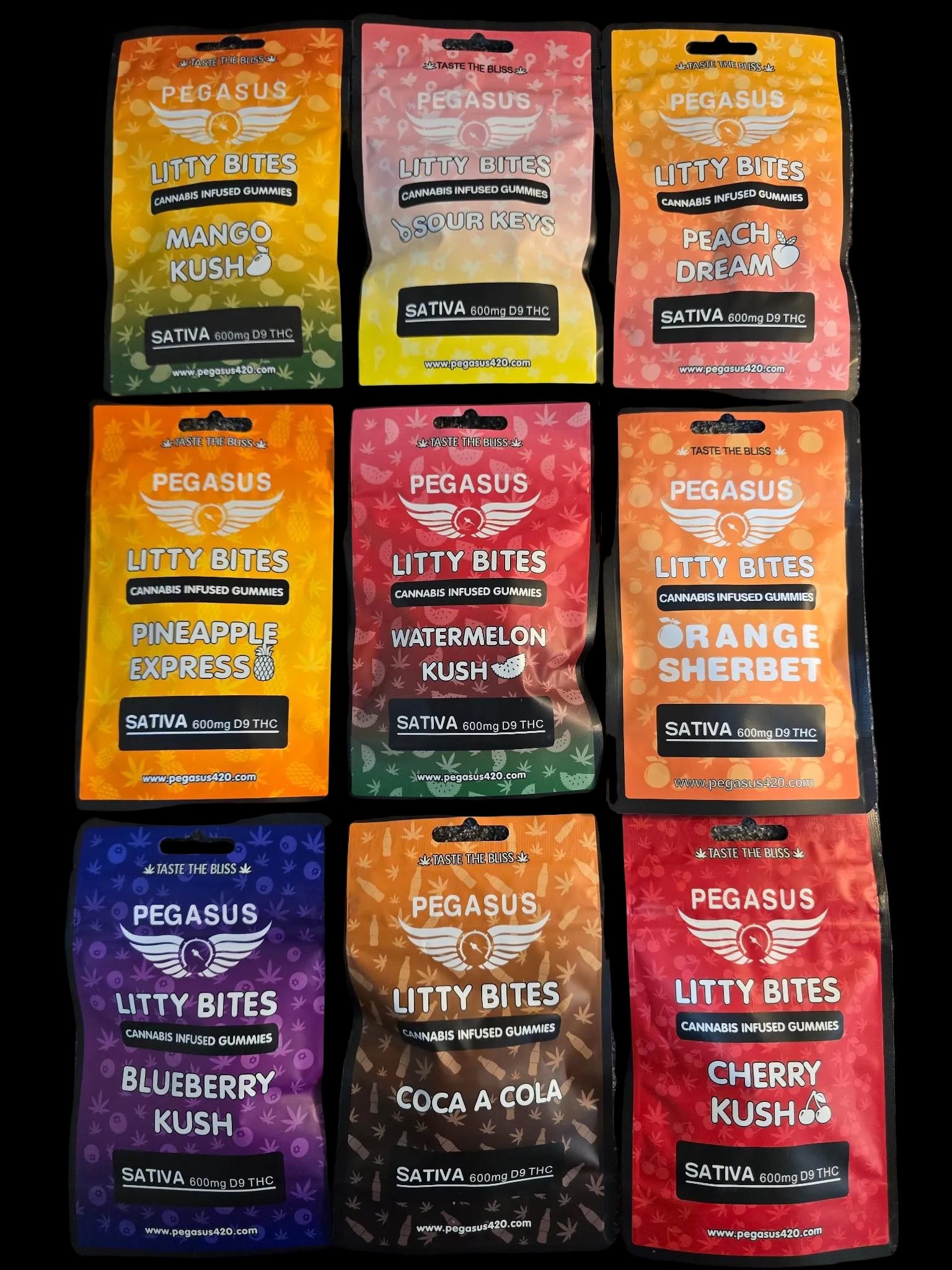 Litty Bites 600mg Indica/Sativa